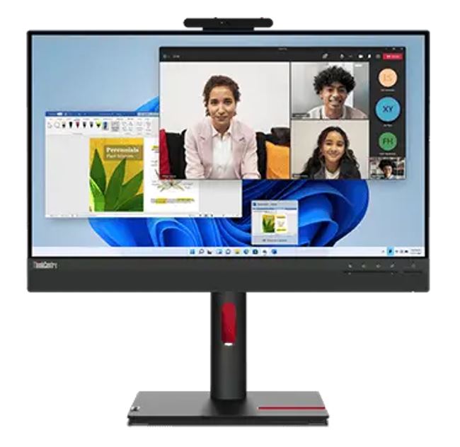 LENOVO ThinkCentre Tiny-in-One G5 23.8"/24" FHD 60Hz 1920x1080 16:9 4ms Height Adjust Tilt Swivel Pivot HDMI DP IPS USB3.2 Anti-glare Webcam Mic - Image 5