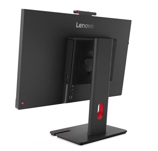 LENOVO ThinkCentre Tiny-in-One 27" 40-120Hz QHD Monitor 2560x1440 16:9 4ms IPS Height Adjust Tilt Swivel Pivot HDMI DP USB3.2 Webcam Mic VESA 3YR - Image 4