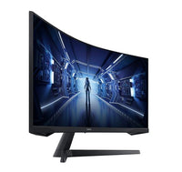 Samsung 34" Odyssey G55T WQHD Curved 3440x1440 21:9 1000R 165Hz 1ms 250 cd/㎡ FreeSync VA DP HDMI Headphone Tilt VESA Gaming Monitor Black 3YR - Image 2