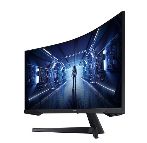 Samsung 34" Odyssey G55T WQHD Curved 3440x1440 21:9 1000R 165Hz 1ms 250 cd/㎡ FreeSync VA DP HDMI Headphone Tilt VESA Gaming Monitor Black 3YR - Image 3