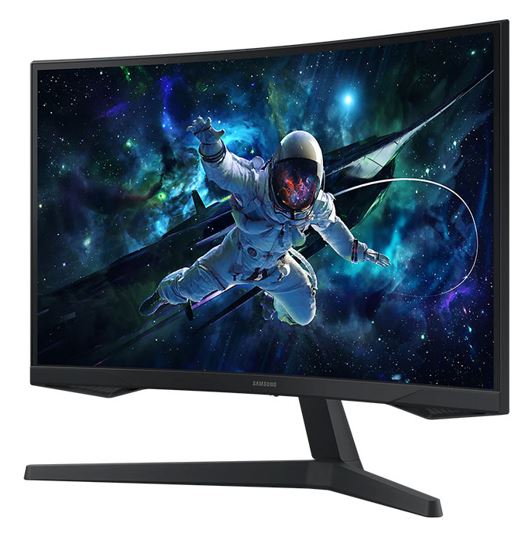 Samsung Odyssey G55C 27" QHD Curved Gaming Monitor 2560 x 144 165Hz16:9 1000R 1ms VA AMD FreeSync HDR10 DisplayPort HDMI Tilt VESA Headphone 3YR WTY - Image 2
