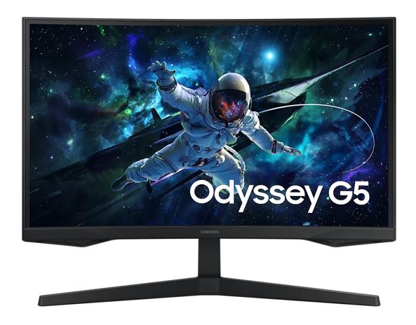 Samsung Odyssey G55C 27" QHD Curved Gaming Monitor 2560 x 144 165Hz16:9 1000R 1ms VA AMD FreeSync HDR10 DisplayPort HDMI Tilt VESA Headphone 3YR WTY - Image 5