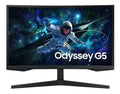 Samsung Odyssey G55C 32" QHD Curved Gaming Monitor 2K 2560x1440 165Hz16:9 1000R 1ms VA AMD  FreeSync HDR10 DisplayPort HDMI Tilt VESA Headphone 3YR WT - Image 1