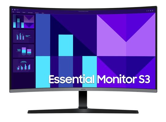 Samsung 32" S39GD FHD 100Hz Curved Monitor 1920x1080 4ms 16:9 1500R Tilt VESA VA HDMI D-Sub Headphone Flicker Free Eye Saver Mode Black - Image 1