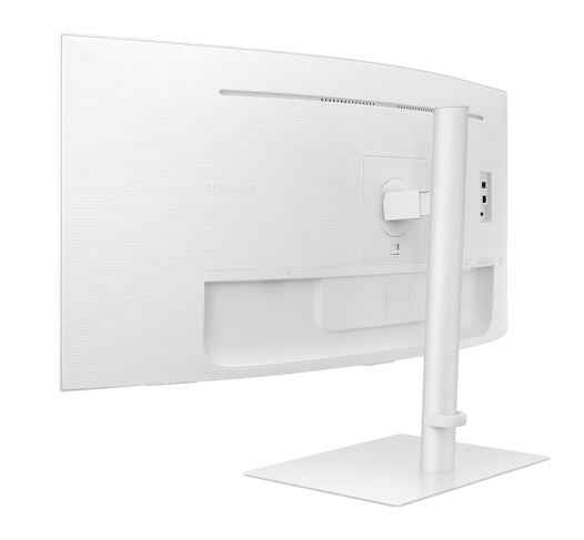 Samsung 34" ViewFinity S65TC UWQHD Curved Monitor 100Hz 3440x1440 21:9 5ms HDR10 1000R DP HDMI USB-C Hub LAN VA Tilt HAS Swivel VESA White 3YR - Image 2