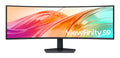 Samsung 49" ViewFinity Monitor Dual QHD 5120x1440 5ms 32:9 1000R Tilt Swivel Height Adjust VESA DisplayHDR 400 1xUSB-C DP 2xHDMI LAN Prot HAS Speaker - Image 1