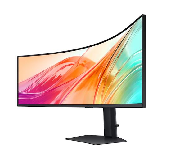Samsung 49" ViewFinity Monitor Dual QHD 5120x1440 5ms 32:9 1000R Tilt Swivel Height Adjust VESA DisplayHDR 400 1xUSB-C DP 2xHDMI LAN Prot HAS Speaker - Image 3