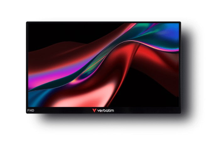Verbatim 14" IPS FHD 1920x1080 - HDR, 60Hz HDMI USB-C for Laptop, PS5,  Xbox, Phone, Windows, Mac OS Ultra Portable Monitor - Image 1