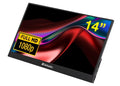Verbatim 14" IPS FHD 1920x1080 - HDR, 60Hz HDMI USB-C Capacitive Touch Panel Portable Monitor - Image 1