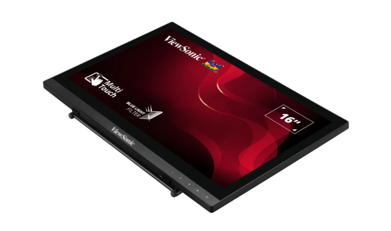 ViewSonic TD1630-3 16" 10 Point Projected Capactitive Touch, HDMI and VGA, Dual Speakers, Durable, Scratch Resistant, VESA 75, Monitor. KIOSK - Image 4