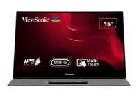 ViewSonic 16” TD1655 USB-C Touch FHD IPS , 2x Type-C (Power in with Video & Data). 3.5mm Audio, Mini HDMI x 1, Ultra Portable Monitor, 3YARW - Image 2