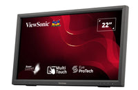 ViewSonic TD2223-2 22” IR Touch Monitor,  Intuitive 10-point touchscreen, Finger, stylus, and glove touch compatible, Magnetic pen placeholder - Image 3