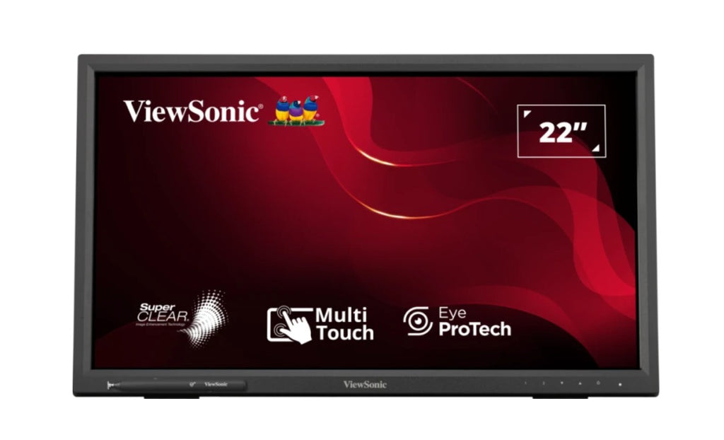 ViewSonic TD2223-2 22” IR Touch Monitor,  Intuitive 10-point touchscreen, Finger, stylus, and glove touch compatible, Magnetic pen placeholder - Image 5
