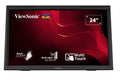ViewSonic 24” TD2423 IR 10 Point Touch Advanced Ergonomics, Magnetic Pen Holder, 40 degrees Tilt, 7H Hardness VESA 100, Glove, Multi OS Touch Monitor - Image 1