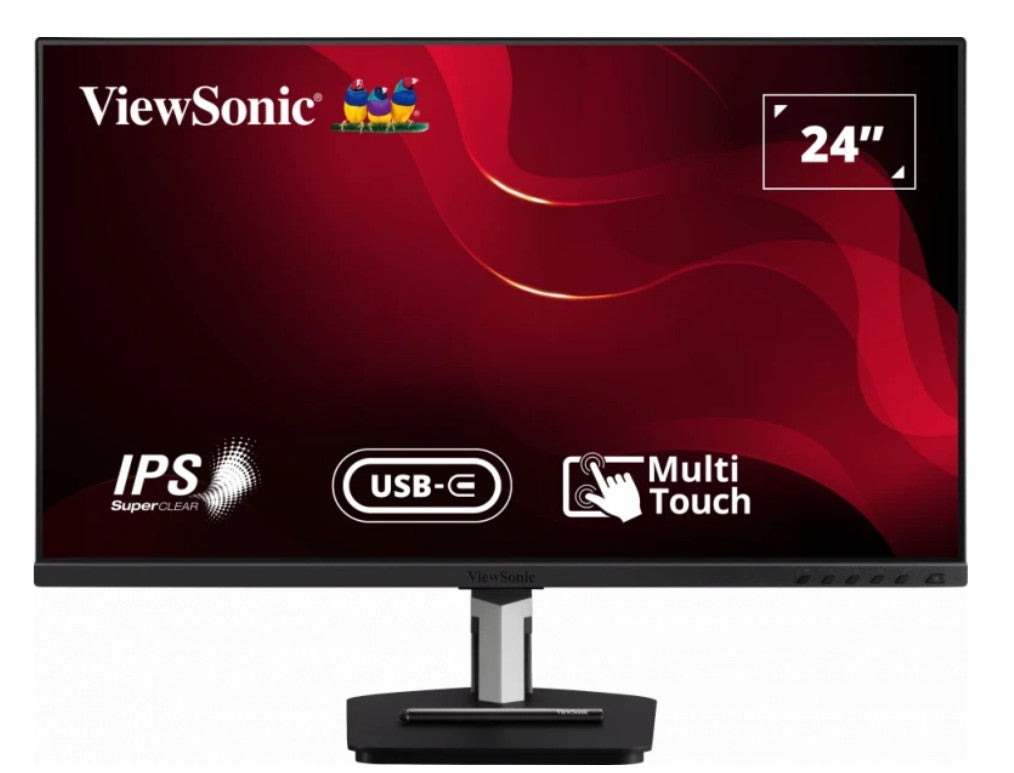 ViewSonic 24” TD2455 In-Cell 10 Point Touch Monitor with USB Type-C Input and Advanced Ergonomics, POS, Education. Shopping Centre, Real Estate, TAB - Image 1