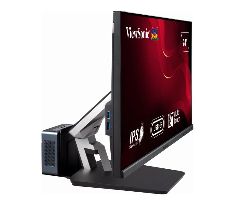 ViewSonic 24” TD2455 In-Cell 10 Point Touch Monitor with USB Type-C Input and Advanced Ergonomics, POS, Education. Shopping Centre, Real Estate, TAB - Image 2