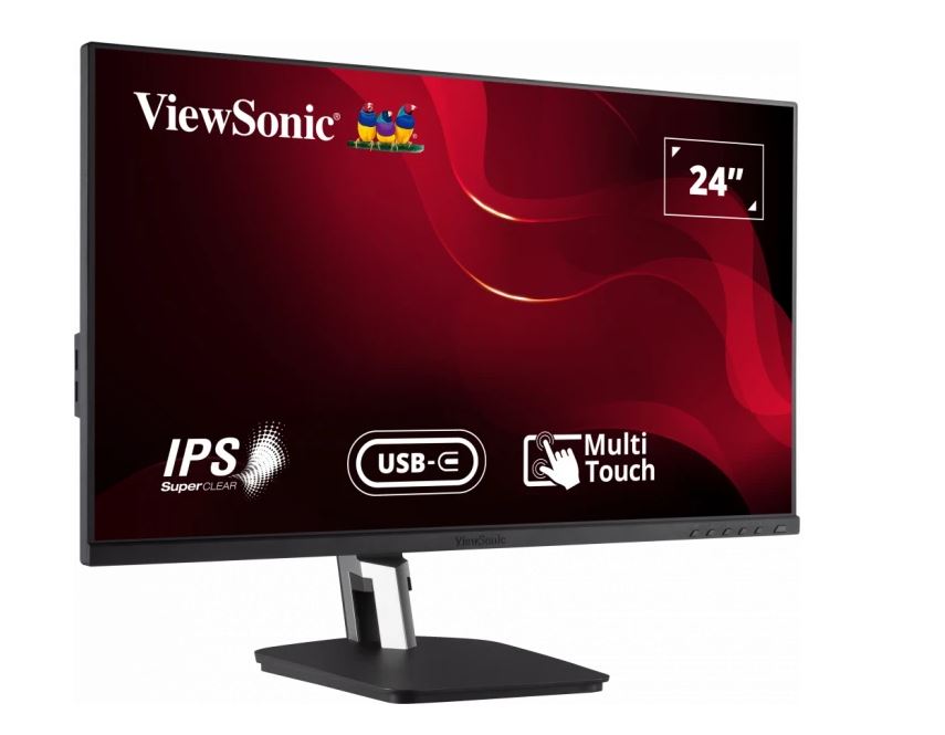 ViewSonic 24” TD2455 In-Cell 10 Point Touch Monitor with USB Type-C Input and Advanced Ergonomics, POS, Education. Shopping Centre, Real Estate, TAB - Image 3