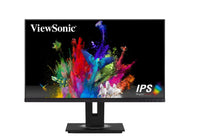 ViewSonic 24" FHD IPS, 75Hz, 250 Nits, 1000:1, USB‑C 60W, HDMI, DP In/Out, RJ45, USB Hub, HAS, Pivot, Swivel, Tilt, Speakers. 3YARW - Image 2