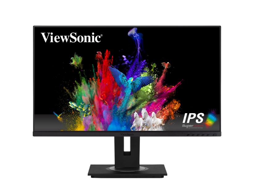 ViewSonic 24" FHD IPS, 75Hz, 250 Nits, 1000:1, USB‑C 60W, HDMI, DP In/Out, RJ45, USB Hub, HAS, Pivot, Swivel, Tilt, Speakers. 3YARW - Image 2