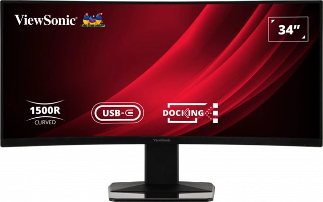 ViewSonic 34" Curved Docking Monitor with KVM Switch – 3440×1440 VA, 1500R, 120Hz, HDR10, USB-C 65W, DP, HDMI, RJ45, 3x USB-A, KVM, sRGB 121% - Image 5
