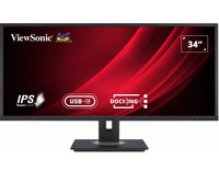 ViewSonic 34" WQHD 3440 x 1440, USB-C Docking, 90w Charger,Ethernet, FreeSync, Speaker, VDisplay, HAS, Superclear, VG3456 Business Monitor, 3YARW - Image 5
