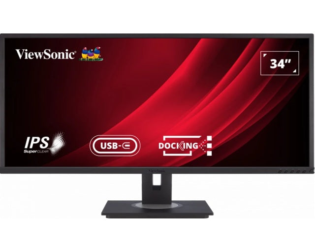 ViewSonic 34" WQHD 3440 x 1440, USB-C Docking, 90w Charger,Ethernet, FreeSync, Speaker, VDisplay, HAS, Superclear, VG3456 Business Monitor, 3YARW - Image 5