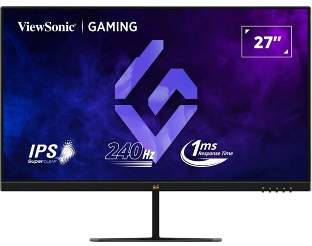 ViewSonic 27" FHD IPS Gaming, 240Hz, 1ms MPRT, HDR10, FreeSync, G‑Sync Compatible, HDMI×2, DP, 178°/178°, 250 Nits, 3YARW - Image 1