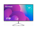ViewSonic 32” Office Professional Stylish Elegant & Ultra Thin bezel, SuperClear IPS  4ms, FHD,HDMI,DP,VGA,Speakers,Low Energy 26w,V100,Monitor,3YARW - Image 1