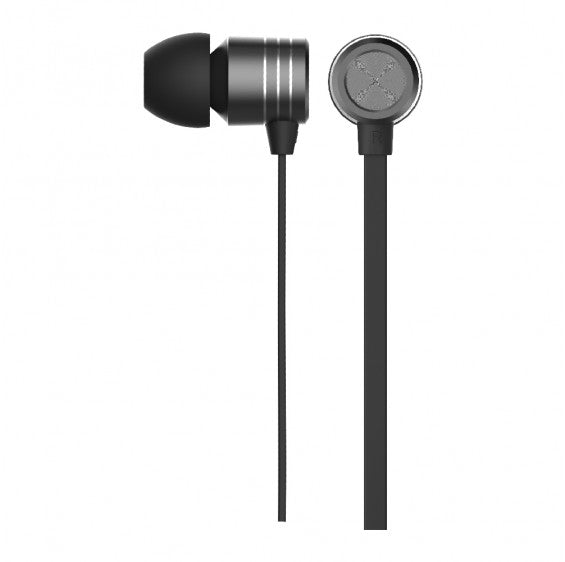 Verbatim In-Ear Earphones with Mic & Volume Control - Space Grey 3.5mm Audio - Image 1
