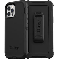 OtterBox Defender Apple iPhone 12 / iPhone 12 Pro Case Black - (77-65401), DROP+ 4X Military Standard, Included Holster, Rugged, 7 Years Warranty - Image 1