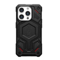 UAG Monarch Pro MagSafe Apple iPhone 15 Pro (6.1") Rugged Case - Kevlar Black (114221113940), 25ft. Drop Protection(7.6M), 10 Years Warranty - Image 1