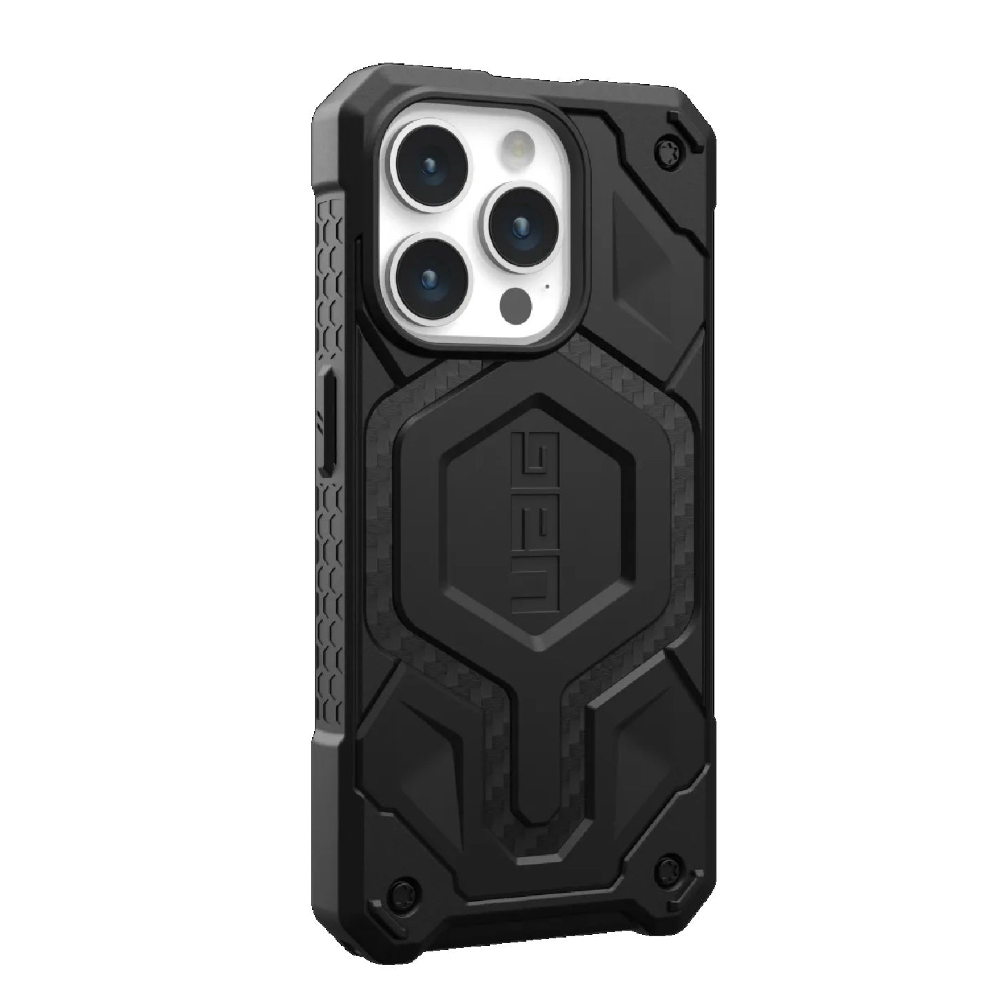 UAG Monarch Pro MagSafe Apple iPhone 15 Pro (6.1") Rugged Case - Carbon Fiber (114221114242), 25ft. Drop Protection(7.6M), 10 Years Warranty - Image 3