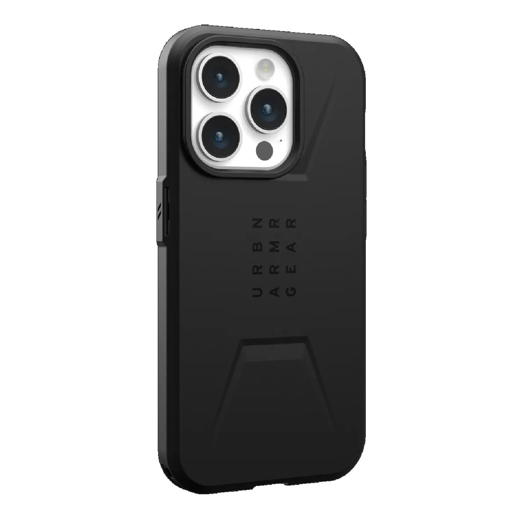 UAG Civilian Magsafe Apple iPhone 15 Pro (6.1") Rugged Case - Black (114275114040), 20ft. Drop Protection(6M),Raised Screen Surround,10 Years Warranty - Image 3