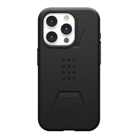 UAG Civilian Magsafe Apple iPhone 15 Pro (6.1") Rugged Case - Black (114275114040), 20ft. Drop Protection(6M),Raised Screen Surround,10 Years Warranty - Image 1