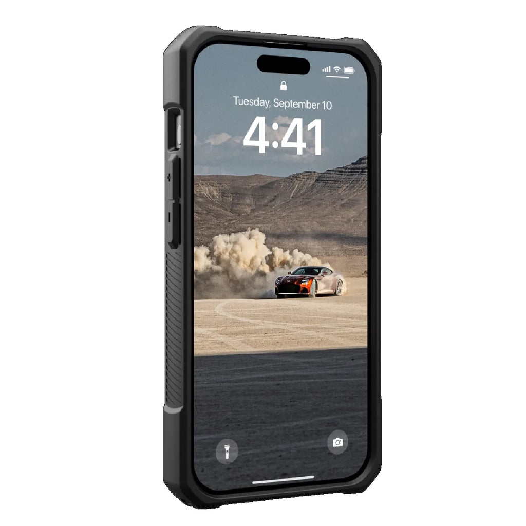 UAG Monarch Kevlar Apple iPhone 15 Pro (6.1") Rugged Case - Kevlar Black(114278113940),20ft. Drop Protection(6M),5 Layers Protection,10 Years Warranty - Image 2