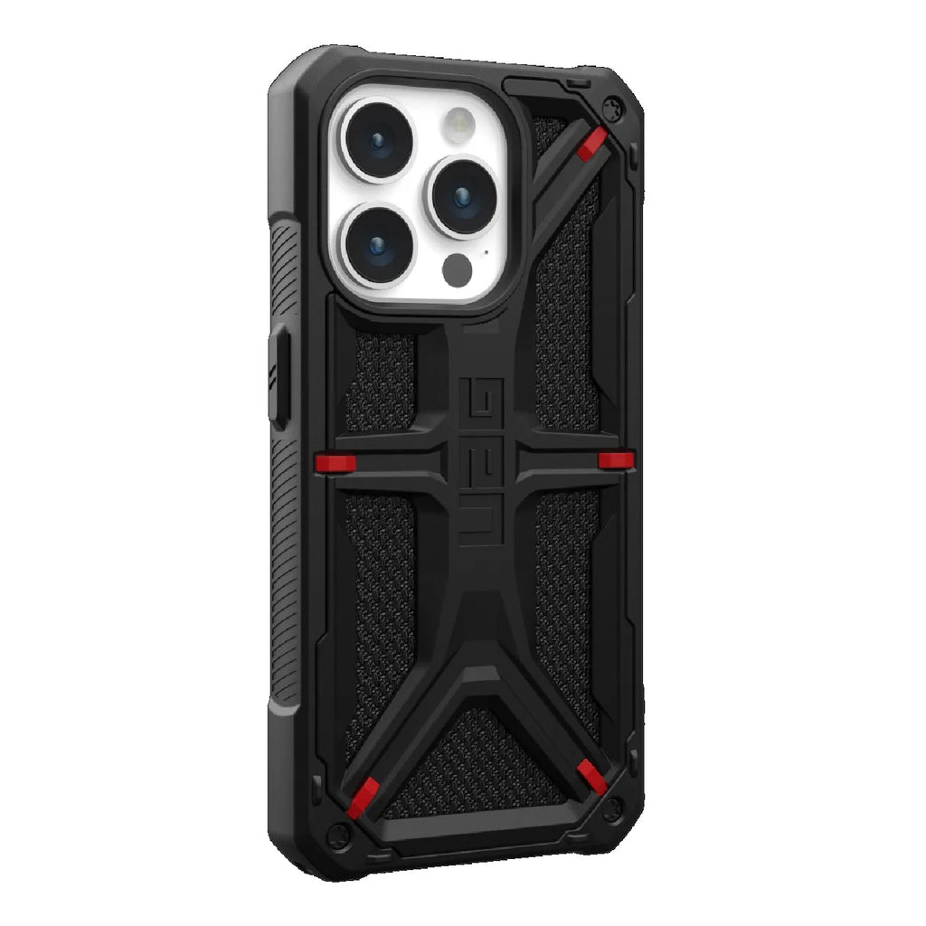 UAG Monarch Kevlar Apple iPhone 15 Pro (6.1") Rugged Case - Kevlar Black(114278113940),20ft. Drop Protection(6M),5 Layers Protection,10 Years Warranty - Image 3