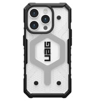 UAG Pathfinder MagSafe Apple iPhone 15 Pro (6.1") Rugged Case - Ice (114281114343), 18ft. Drop Protection (5.4M), Tactical Grip, 10 Years Warranty - Image 1