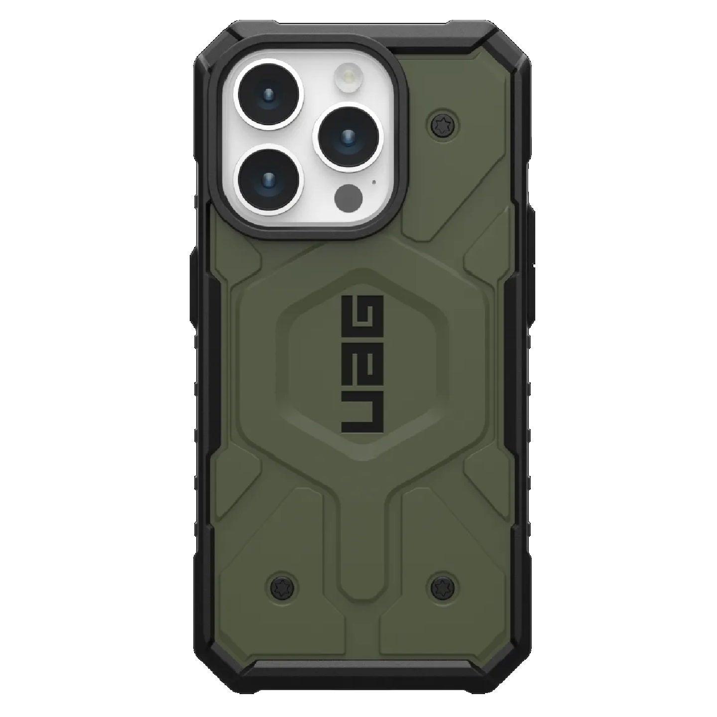 UAG Pathfinder MagSafe Apple iPhone 15 Pro (6.1") Rugged Case - Olive Drab (114281117272),18ft. Drop Protection (5.4M),Tactical Grip,10 Years Warranty - Image 1