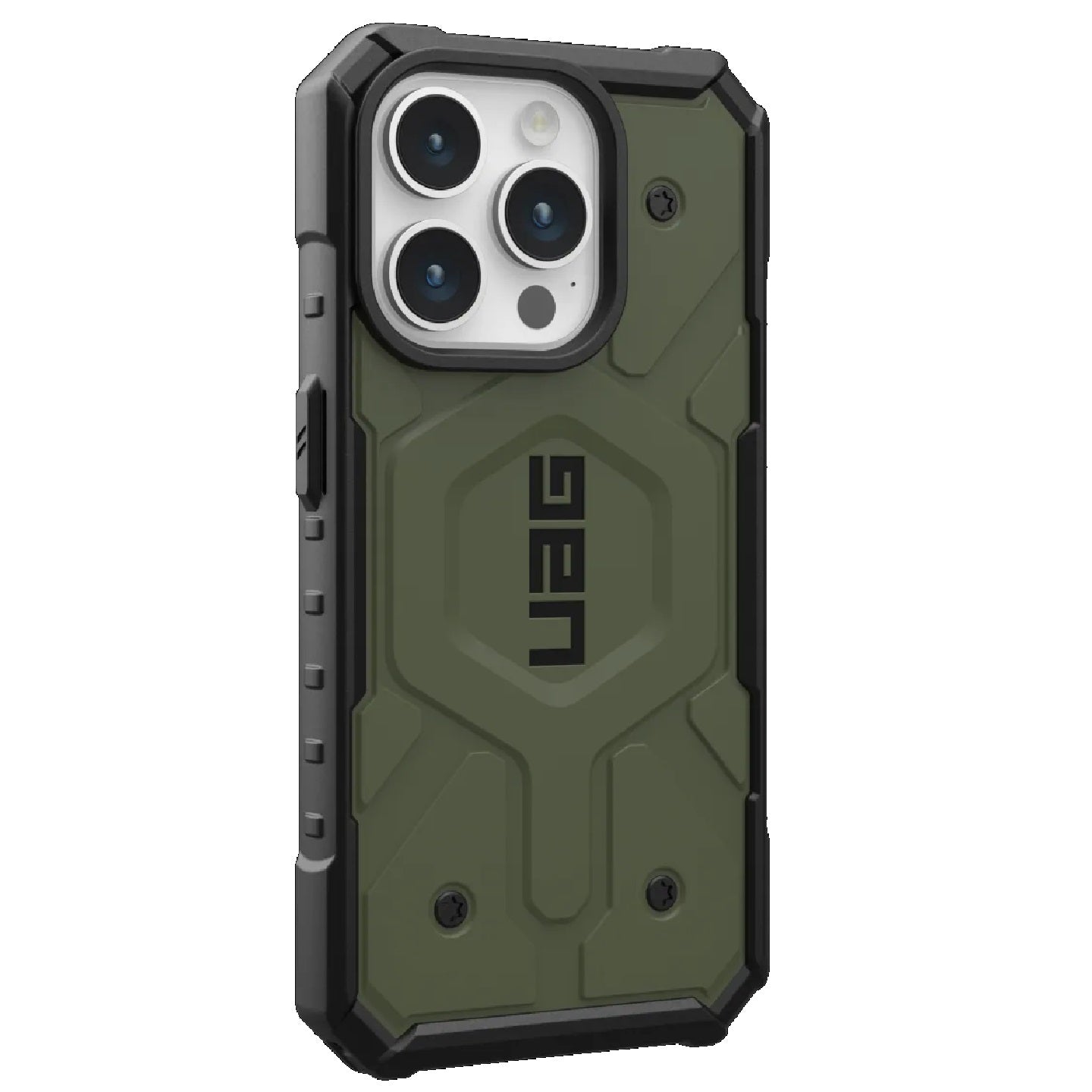 UAG Pathfinder MagSafe Apple iPhone 15 Pro (6.1") Rugged Case - Olive Drab (114281117272),18ft. Drop Protection (5.4M),Tactical Grip,10 Years Warranty - Image 3