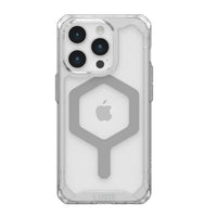 UAG Plyo MagSafe Apple iPhone 15 Pro (6.1") Rugged Case - Ice/Silver (114286114333), 16ft. Drop Protection (4.8M), 10 Years Warranty - Image 1