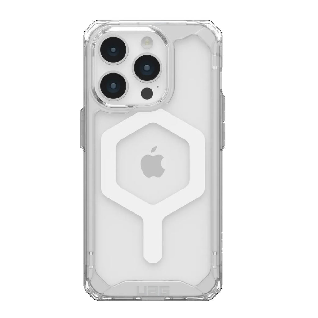 UAG Plyo MagSafe Apple iPhone 15 Pro (6.1") Rugged Case - Ice/White (114286114341), 16ft. Drop Protection (4.8M), 10 Years Warranty - Image 1