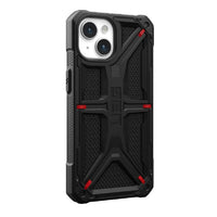UAG Monarch Kevlar Apple iPhone 15 (6.1") Rugged Case - Kevlar Black (114289113940), 20ft. Drop Protection (6M), 10 Years Warranty - Image 3
