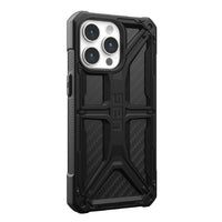 UAG Monarch Apple iPhone 15 Pro Max (6.7") Rugged Case - Carbon Fiber (114298114242), 20ft. Drop Protection (6M), Tactical Grip, 10 Years Warranty - Image 3