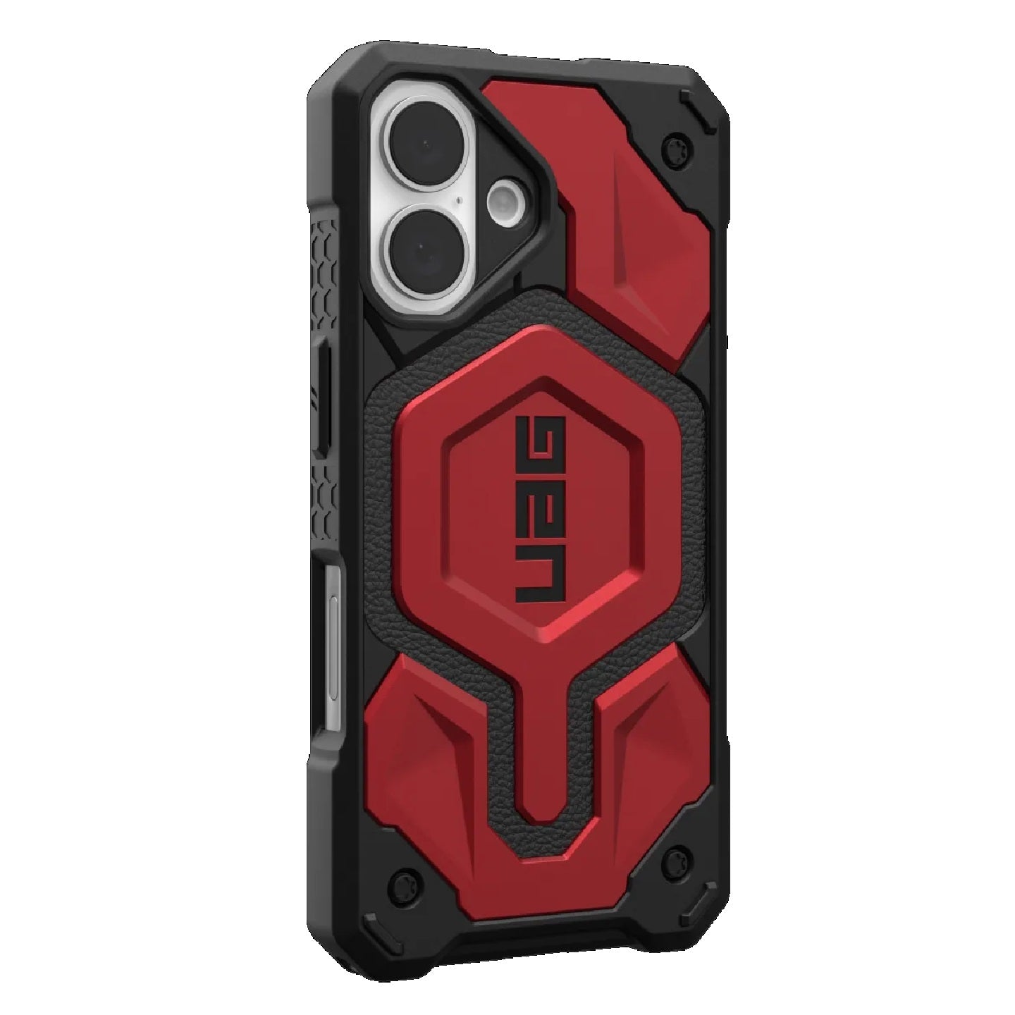 UAG Monarch Pro MagSafe Apple iPhone 16 (6.1") Rugged Case - Crimson (114458119494), 25ft. Drop Protection(7.6M),10 Years Warranty - Image 3
