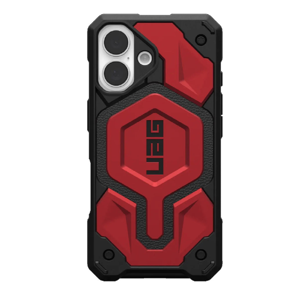 UAG Monarch Pro MagSafe Apple iPhone 16 (6.1") Rugged Case - Crimson (114458119494), 25ft. Drop Protection(7.6M),10 Years Warranty - Image 5