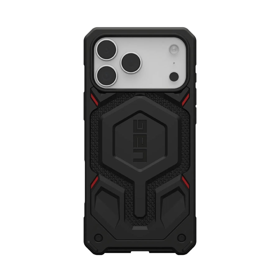 UAG Monarch Pro MagSafe Kevlar Apple iPhone 17 Pro/ iPhone 2026 (6.3") Rugged Case - Kevlar Black (114513113940), Drop Protection, 10 Years Warranty
