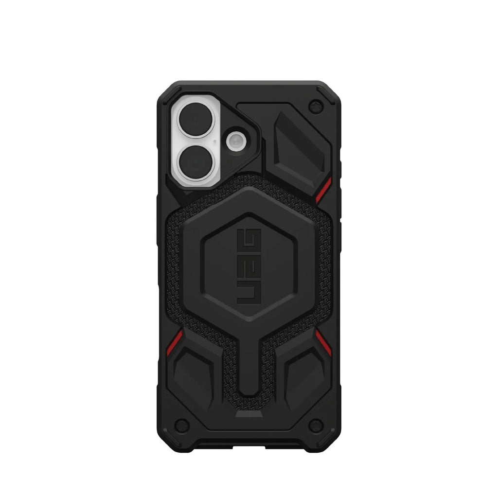 UAG Monarch Pro MagSafe Kevlar Apple iPhone 17 (6.3") Rugged Case - Kevlar Black (114516113940), 25 ft. Drop Protection (7.6M), 10 Years Warranty - Image 1
