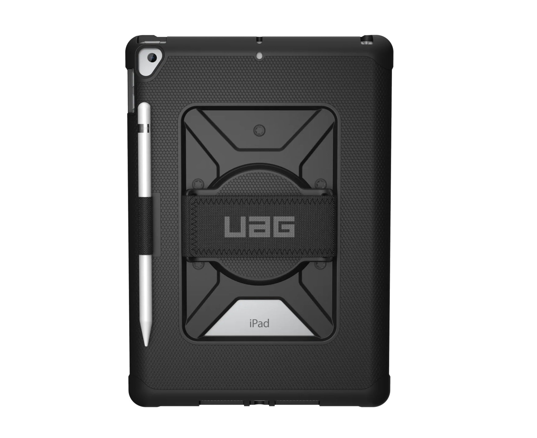 UAG Metropolis Apple iPad (10.2") (9th/8th/7th Gen) with Handstrap Rugged Case - Black (12191LB14040), DROP+ Military Standard, 1 Year Warranty - Image 5