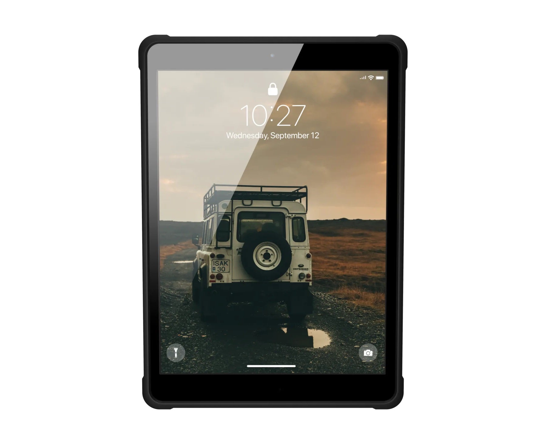 UAG Metropolis Apple iPad (10.2") (9th/8th/7th Gen) with Handstrap Rugged Case - Black (12191LB14040), DROP+ Military Standard, 1 Year Warranty - Image 2