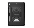 UAG Metropolis Apple iPad (10.2") (9th/8th/7th Gen) with Handstrap Rugged Case - Black (12191LB14040), DROP+ Military Standard, 1 Year Warranty - Image 1